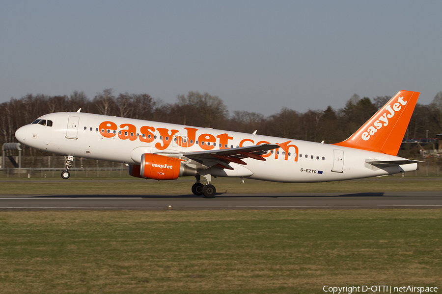 easyJet Airbus A320-214 (G-EZTC) | Photo 380069