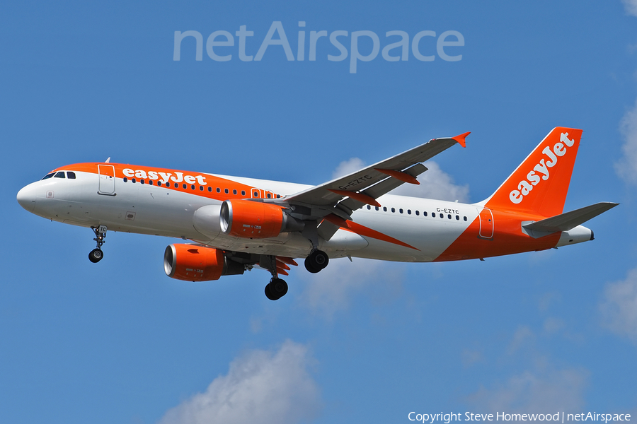 easyJet Airbus A320-214 (G-EZTC) | Photo 583693