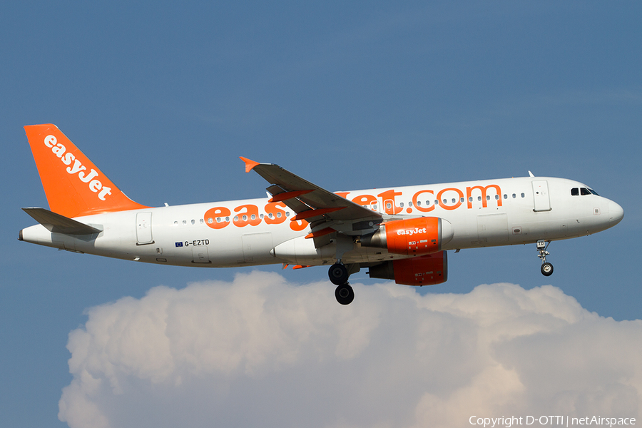 easyJet Airbus A320-214 (G-EZTD) | Photo 505811