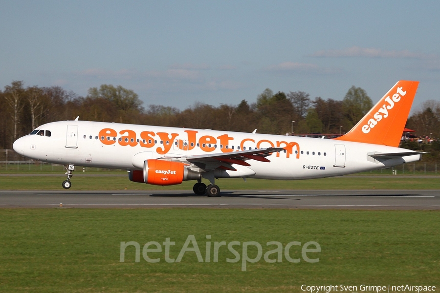 easyJet Airbus A320-214 (G-EZTE) | Photo 25548