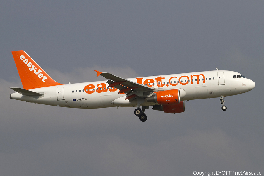 easyJet Airbus A320-214 (G-EZTE) | Photo 288618