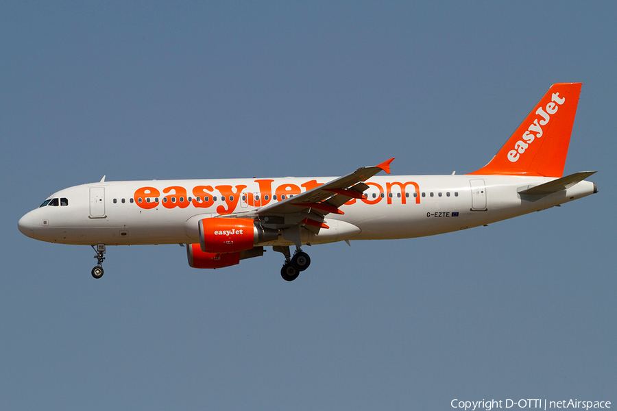 easyJet Airbus A320-214 (G-EZTE) | Photo 367182