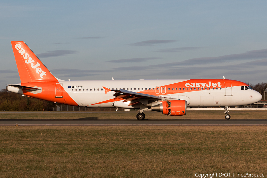 easyJet Airbus A320-214 (G-EZTF) | Photo 150306