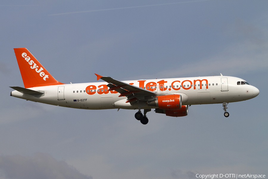 easyJet Airbus A320-214 (G-EZTF) | Photo 288087