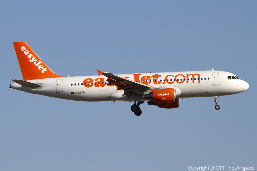 easyJet Airbus A320-214 (G-EZTG) | Photo 415083