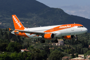 easyJet Airbus A320-214 (G-EZTK) at  Corfu - International, Greece