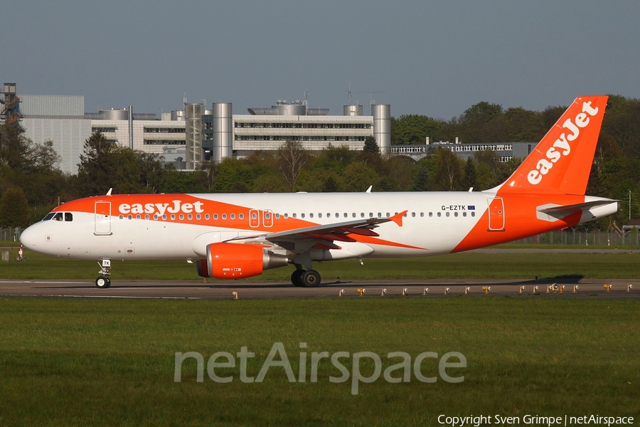 easyJet Airbus A320-214 (G-EZTK) | Photo 107543