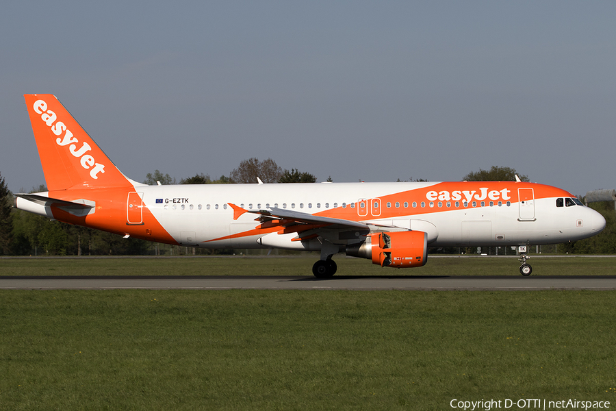 easyJet Airbus A320-214 (G-EZTK) | Photo 554702