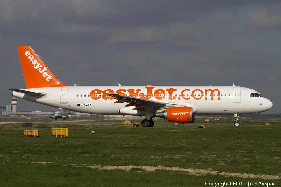 easyJet Airbus A320-214 (G-EZTK) | Photo 288466