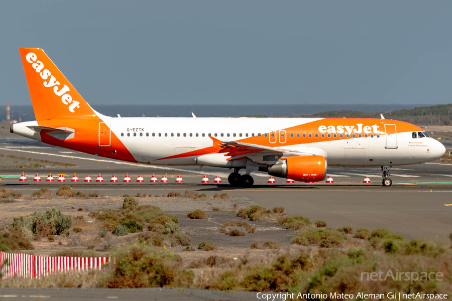 easyJet Airbus A320-214 (G-EZTK) | Photo 662750
