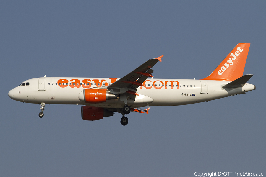 easyJet Airbus A320-214 (G-EZTL) | Photo 394183