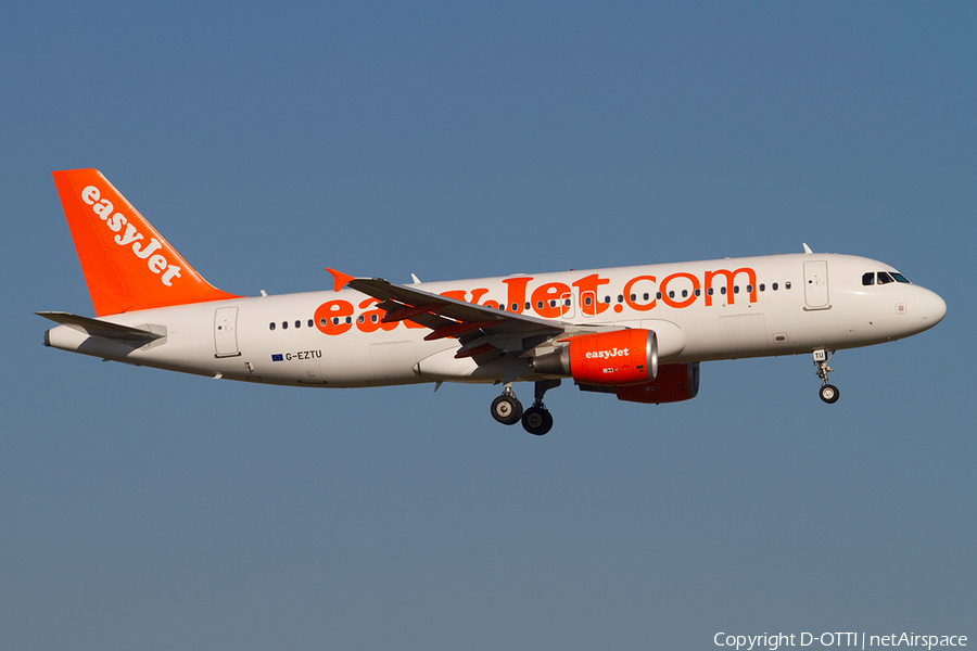 easyJet Airbus A320-214 (G-EZTU) | Photo 371495