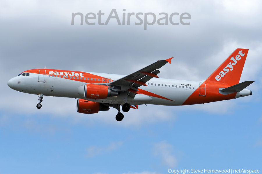 easyJet Airbus A320-214 (G-EZTV) | Photo 535322