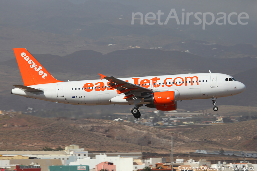 easyJet Airbus A320-214 (G-EZTV) | Photo 70936