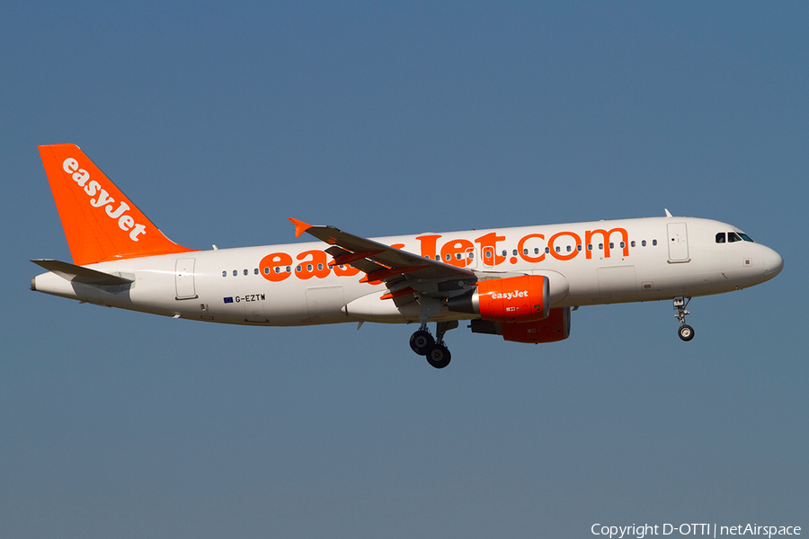 easyJet Airbus A320-214 (G-EZTW) | Photo 371550