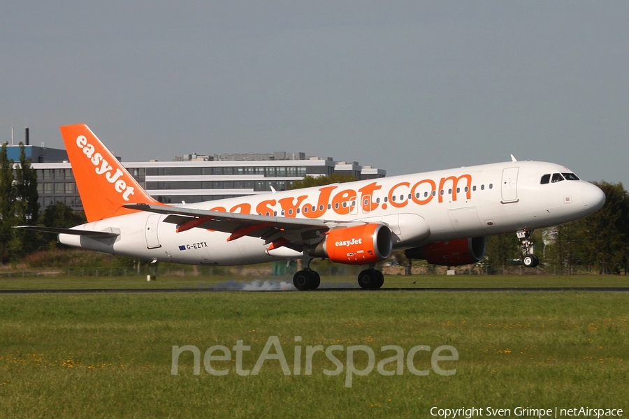 easyJet Airbus A320-214 (G-EZTX) | Photo 77106