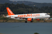 easyJet Airbus A320-214 (G-EZTY) at  Corfu - International, Greece