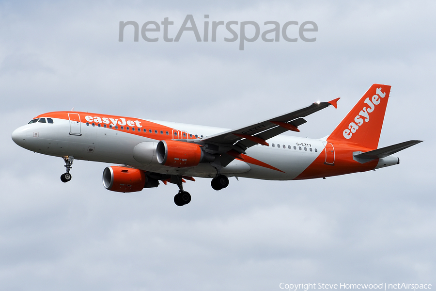 easyJet Airbus A320-214 (G-EZTY) | Photo 671255