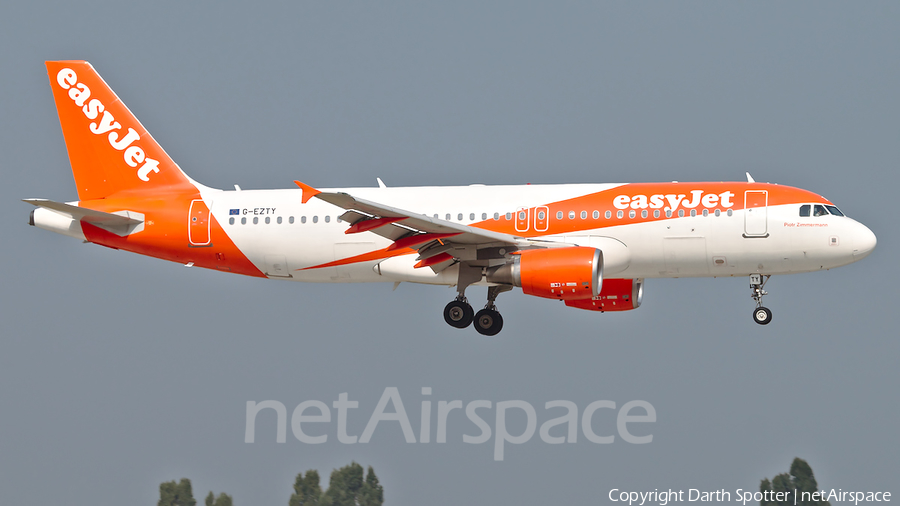 easyJet Airbus A320-214 (G-EZTY) | Photo 354370