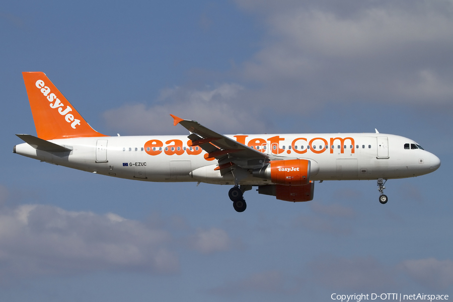 easyJet Airbus A320-214 (G-EZUC) | Photo 404410