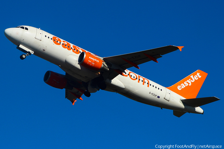 easyJet Airbus A320-214 (G-EZUF) | Photo 147947