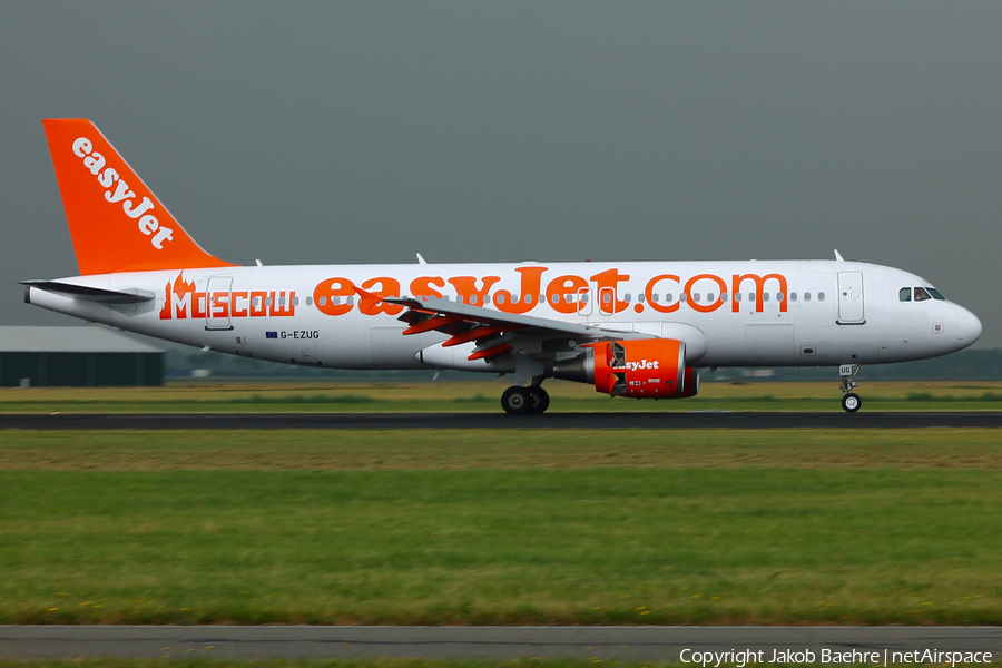 easyJet Airbus A320-214 (G-EZUG) | Photo 173492