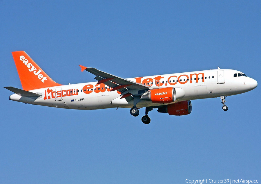 easyJet Airbus A320-214 (G-EZUG) | Photo 129611