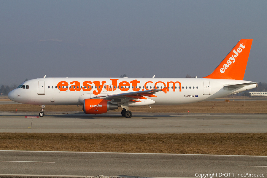 easyJet Airbus A320-214 (G-EZUH) | Photo 376285