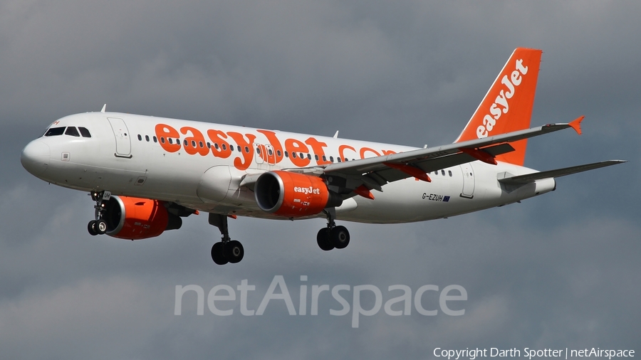 easyJet Airbus A320-214 (G-EZUH) | Photo 221773