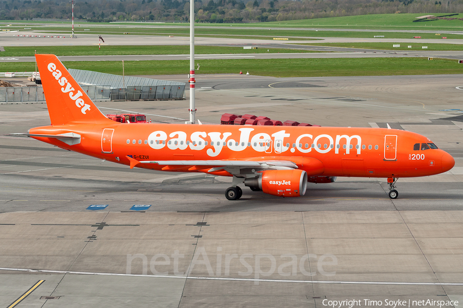 easyJet Airbus A320-214 (G-EZUI) | Photo 105049
