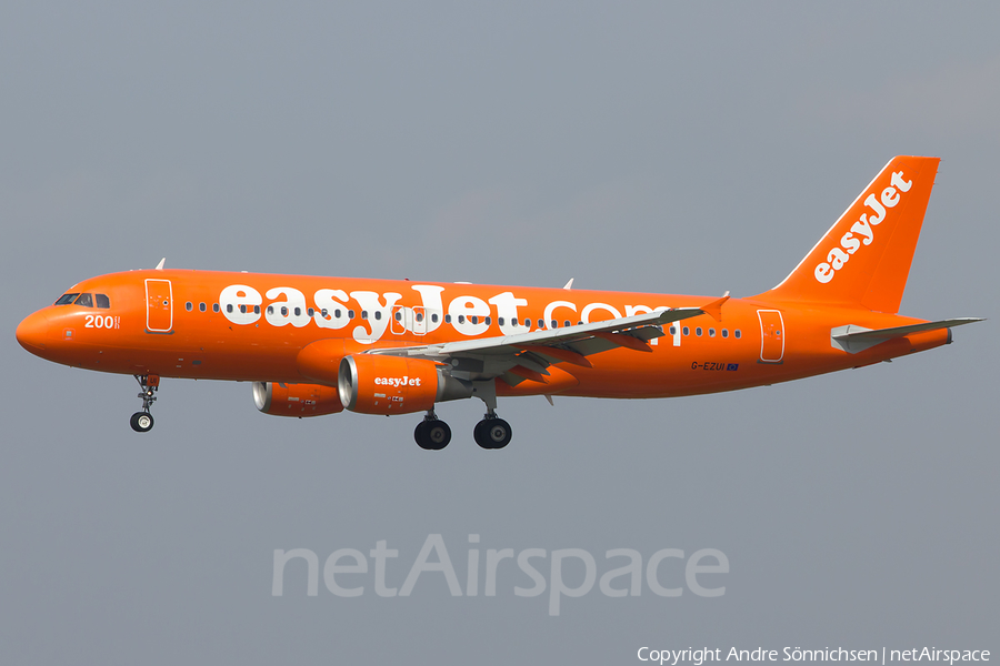 easyJet Airbus A320-214 (G-EZUI) | Photo 74801