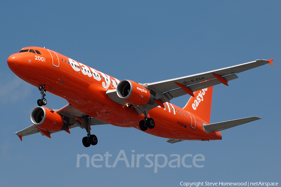 easyJet Airbus A320-214 (G-EZUI) | Photo 47793
