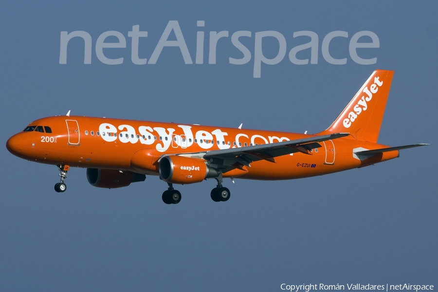 easyJet Airbus A320-214 (G-EZUI) | Photo 338667