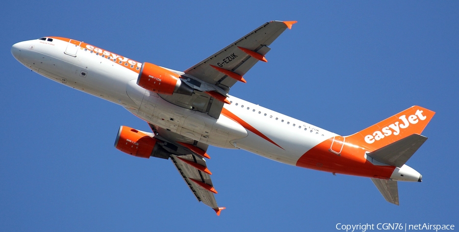 easyJet Airbus A320-214 (G-EZUK) | Photo 507849
