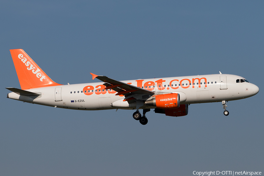 easyJet Airbus A320-214 (G-EZUL) | Photo 527186