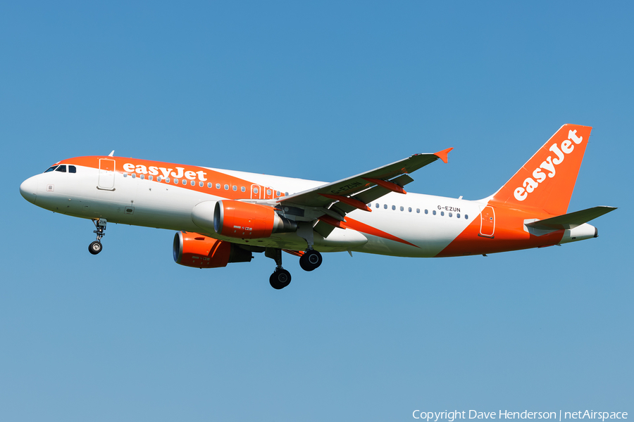easyJet Airbus A320-214 (G-EZUN) | Photo 680691