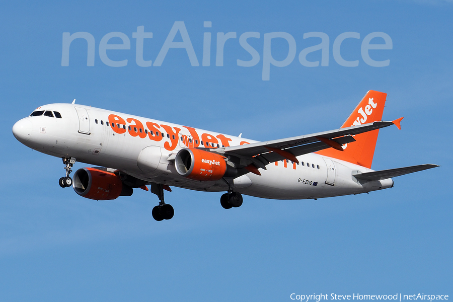 easyJet Airbus A320-214 (G-EZUO) | Photo 153812