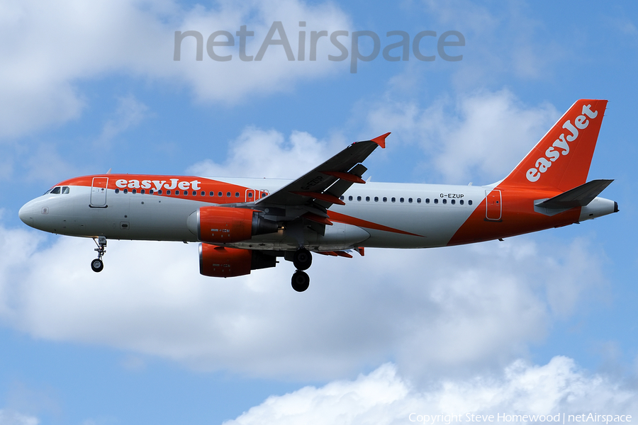 easyJet Airbus A320-214 (G-EZUP) | Photo 535092