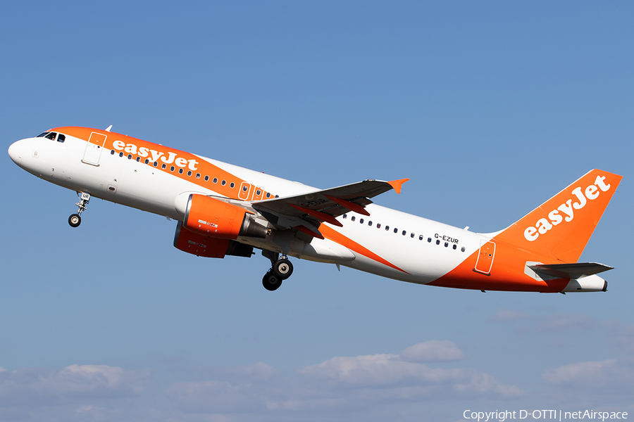 easyJet Airbus A320-214 (G-EZUR) | Photo 251923