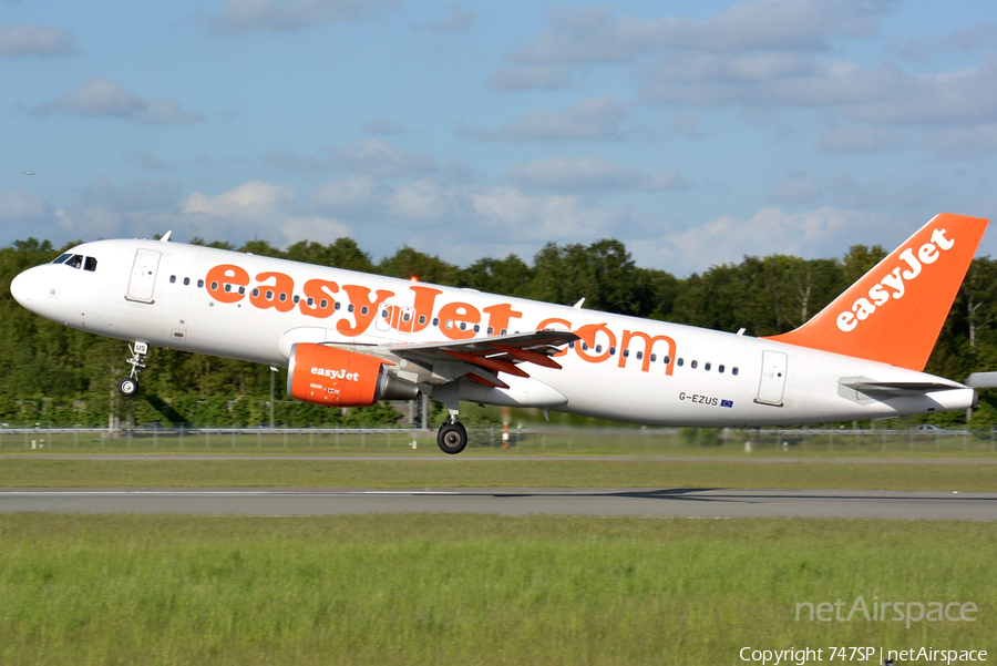 easyJet Airbus A320-214 (G-EZUS) | Photo 79663