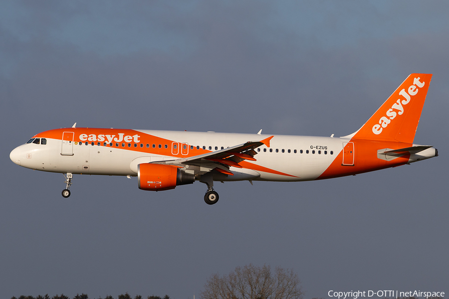 easyJet Airbus A320-214 (G-EZUS) | Photo 365177