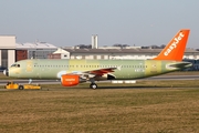 easyJet Airbus A320-214 (G-EZUV) at  Hamburg - Finkenwerder, Germany