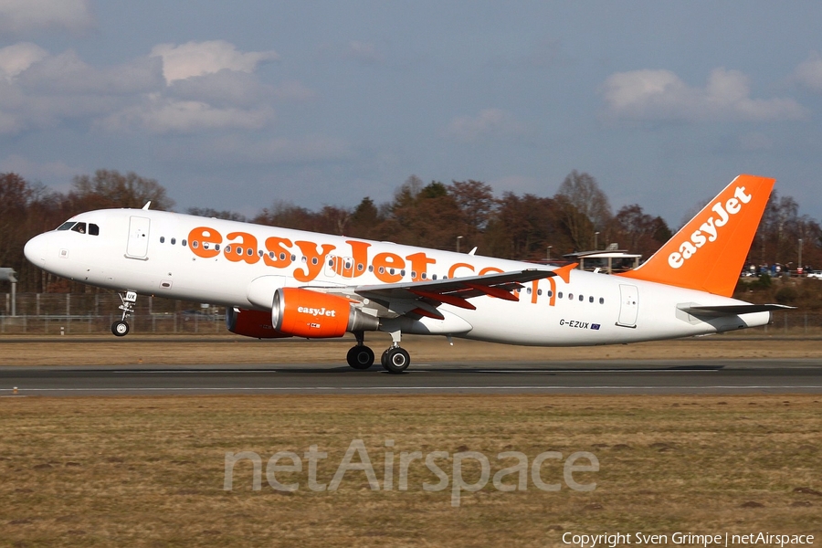 easyJet Airbus A320-214 (G-EZUX) | Photo 23777