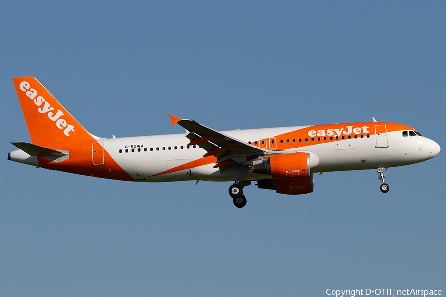 easyJet Airbus A320-214 (G-EZWA) | Photo 243056