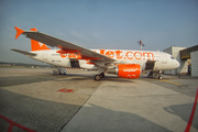 easyJet Airbus A320-214 (G-EZWB) at  Luxembourg - Findel, Luxembourg
