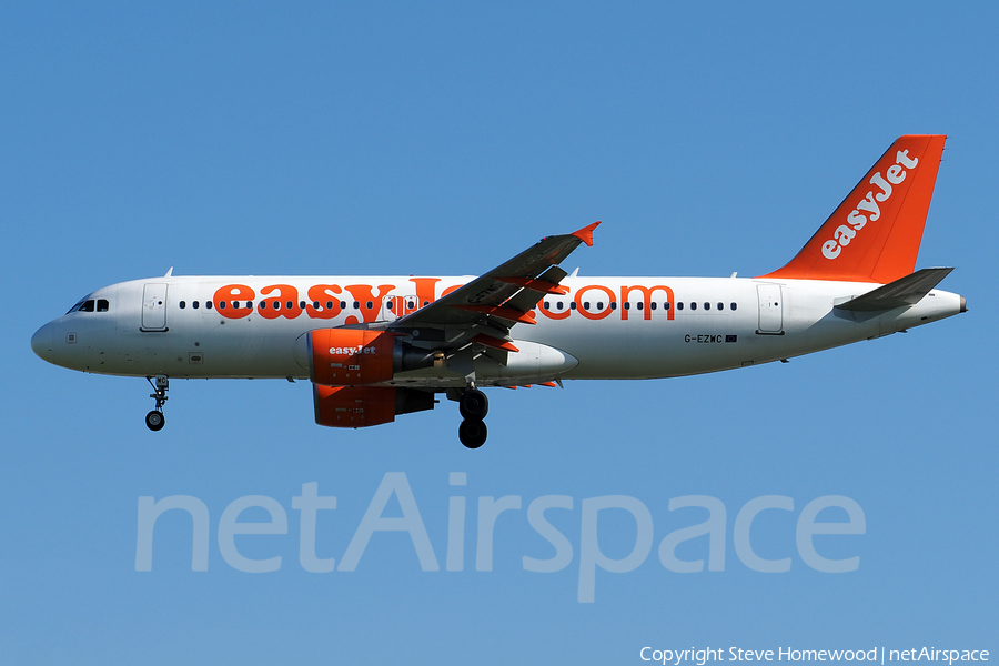 easyJet Airbus A320-214 (G-EZWC) | Photo 174707