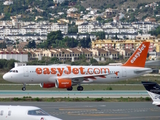 easyJet Airbus A320-214 (G-EZWD) at  Malaga, Spain