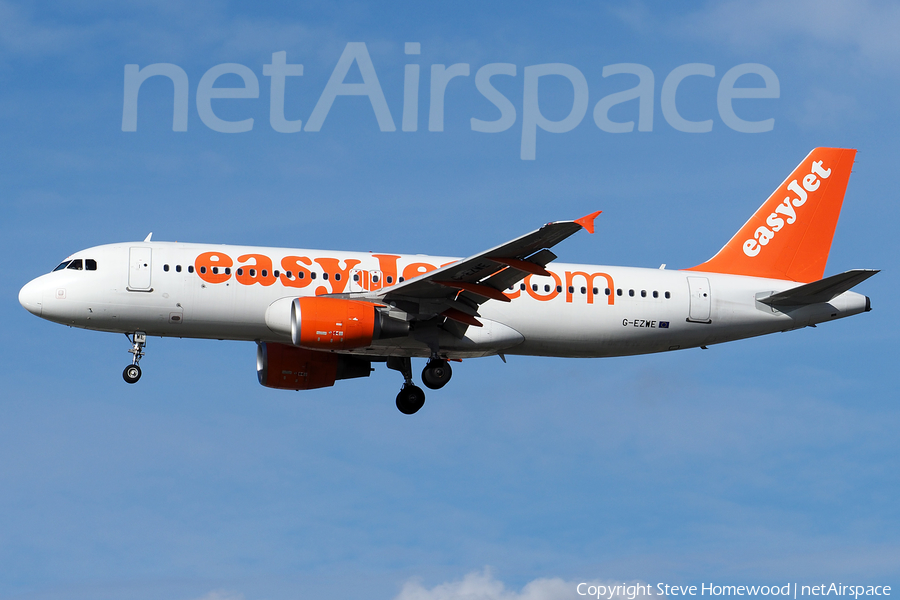 easyJet Airbus A320-214 (G-EZWE) | Photo 149813