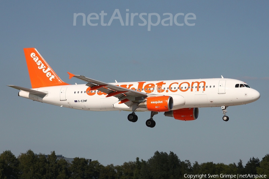 easyJet Airbus A320-214 (G-EZWF) | Photo 30865