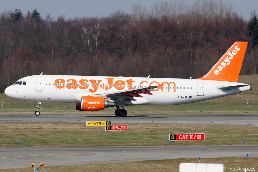 easyJet Airbus A320-214 (G-EZWF) | Photo 483611